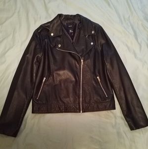 Forever 21 faux leather moto jacket